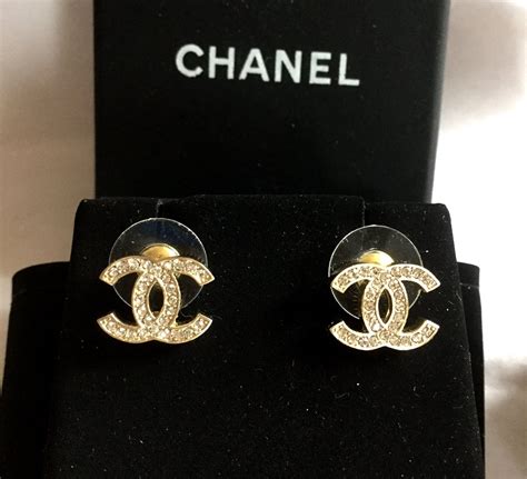 chanel studs gold|chanel earrings official site.